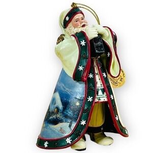 THOMAS Kinkade Old World Santa Ornament 2003